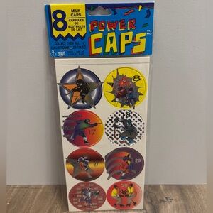 Vintage 90s ThinkWay toys Power Caps, Pogs